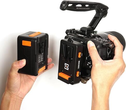 ZGCINE V Mount Plate VM-VP4 مع Arca-Swiss Quick Release، VMount قابل للطي لبطارية ZGCINE NEEWER SMALLRIG V-Mount، لـ Canon Sony Nikon Panasonic LUMIX بدون مرآة، كاميرا DSLR، حامل ثلاثي القوائم in Kuwait