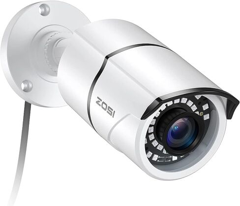 ZOSI 16CH Security Camera System with 2TB Hard Drive, 16 x 1080P Wired Metal Outdoor Indoor Cameras with Audio, AI Person/Vehicle Detection, 120ft Night Vision, 24/7 Recording for Home Business in Saudi Arabia