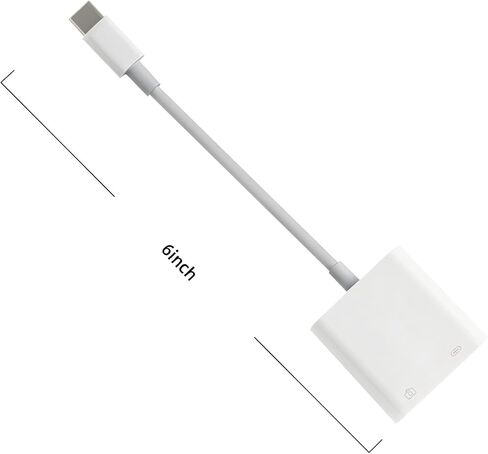 USB C to USB OTG Cable Camera Adapter with 5V3A PD Charging Port Splitter Compatible with for iPhone 17 Pro Max/16/15 iPad Android Phone Tablet, USB 3.0 Female for Flash Drives, Keyboards, Mice in Kuwait