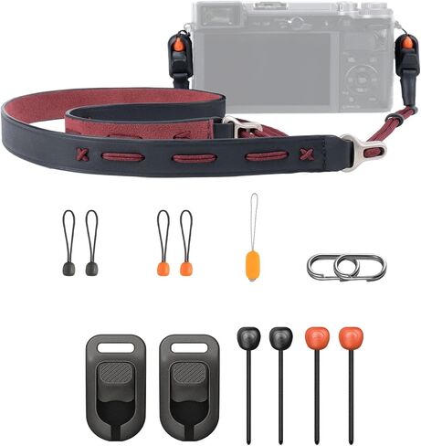 PGYTECH Camera Strap Slim (Vintage) w/Quick Connectors Slim Set | Durable Quick-Release Kit for Compact Cameras, Mirrorless & Smartphones in Kuwait