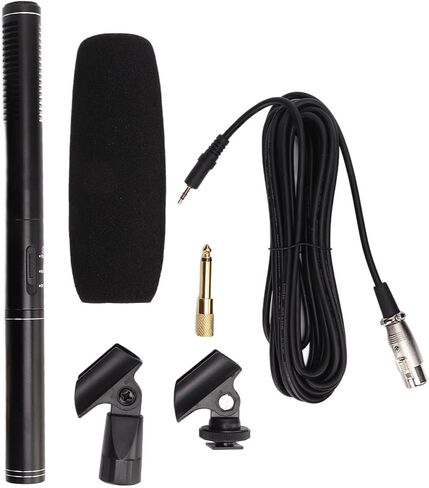 RiToEasysports Versatile Camera Microphone,High Sensitivity Rust Free Anti-Corrosion for Content Creators Vloggers Filmmakers Outdoor Indoor Recording in Kuwait
