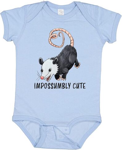 inktastic Impossumbly Cute- Possum Pun Baby Bodysuit in Saudi Arabia