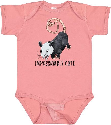 inktastic Impossumbly Cute- Possum Pun Baby Bodysuit in Saudi Arabia