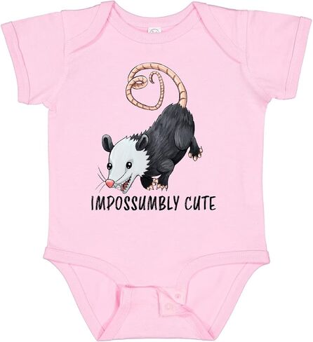 inktastic Impossumbly Cute- Possum Pun Baby Bodysuit in Saudi Arabia