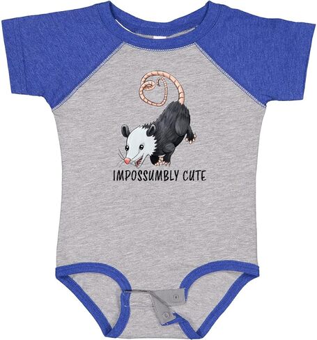 inktastic Impossumbly Cute- Possum Pun Baby Bodysuit in Saudi Arabia