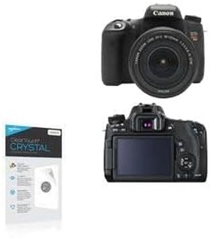 واقي شاشة BoxWave متوافق مع Canon EOS Rebel T6s - ClearTouch Crystal (عبوتان)، غلاف فيلم عالي الدقة - يحمي من الخدوش in Kuwait