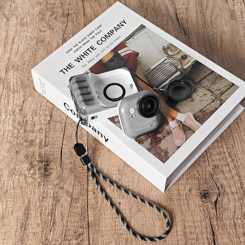 غطاء حماية STARTRC VCR لجهاز Insta 360 Go Ultra من الملحقات المقاومة للصدمات والخدش وقابل للغسل، غطاء شفاف مضاد للانزلاق، حماية ضد الغبار من أجل Go Ultra مع غطاء عدسة وحبل أسود in Kuwait