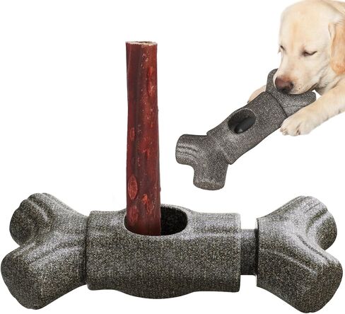 KADTC Dog Bully Stick Holder Safety Device Durable Tough Chew-Proof Toy for Medium/Large Aggressive Chewers Extra-Large Breeds Boredom Crate Training Toys Interactive Teething Indoor/Outdoor in Saudi Arabia