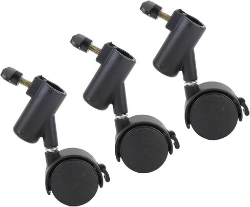 Zerodis Light Stand Wheels 3 عجلات العجلات للتصوير الفوتوغرافي درجة دوران مادة PP لفة هادئة للبث المباشر التلفزيون حامل خزانة الأحذية حوامل ثلاثية in Kuwait