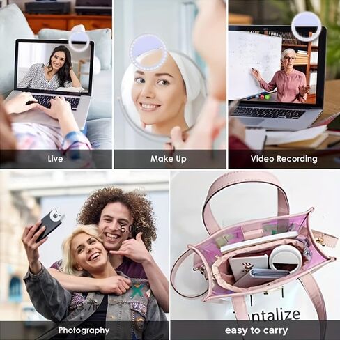 ضوء حلقة USB صغير الحجم وإضاءة ناعمة مع التحكم في السطوع لإنشاء المحتوى in Kuwait