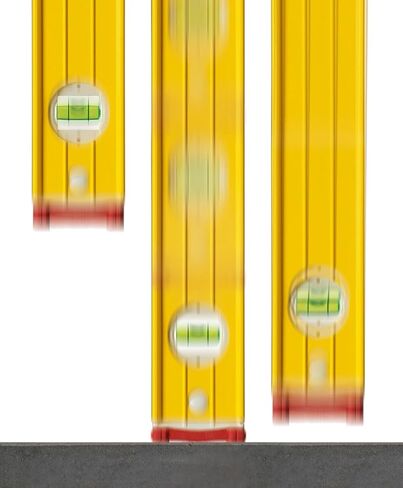 مجموعة Stabila 48296 Mason تشتمل على 36448 - مستوى ماسون 48 بوصة مع درع من النفخ الميت، و36424 مستوى ماسون مع درع من النفخ الميت، و25100 طوربيد مصبوب و30015 حقيبة حمل صفراء in Saudi Arabia