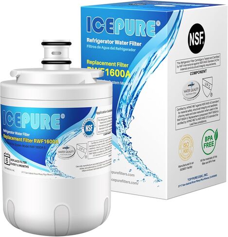 ICEPURE UKF7003 Replacement for Maytag UKF7003AXX, UKF7002AXX, WF-UKF7003, 7003, UKF7002, WD-UKF7003, UKF5001, RFC1600A, Whirlpool EDR7D1, WF288, EveryDrop Filter 7 Refrigerator Water Filter 1 PACK in Saudi Arabia