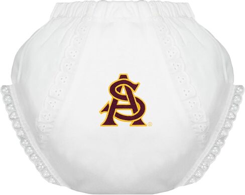 Creative Knitwear College Baby Infant and Toddler Girls Eyelet Bloomers, Diaper Cover, Team Logo, (0 Months - 2T) in Kuwait
