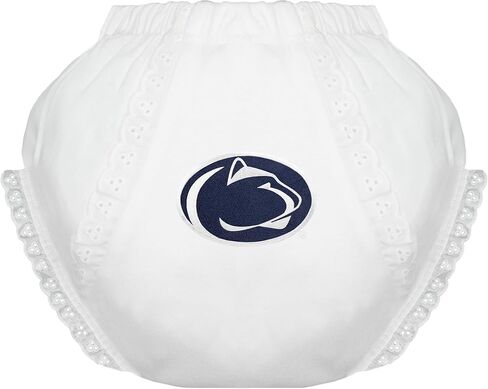 Creative Knitwear College Baby Infant and Toddler Girls Eyelet Bloomers, Diaper Cover, Team Logo, (0 Months - 2T) in Kuwait