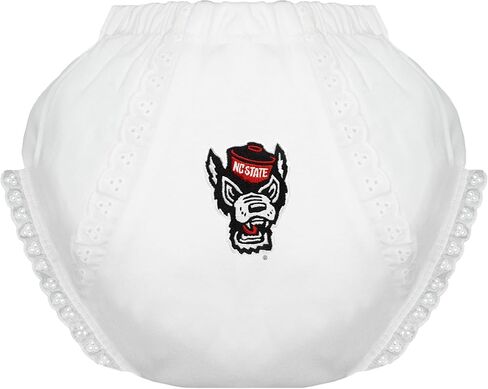 Creative Knitwear College Baby Infant and Toddler Girls Eyelet Bloomers, Diaper Cover, Team Logo, (0 Months - 2T) in Kuwait