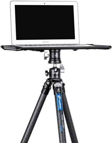 Leofoto LCH-02 16" Laptop / Projector Tray / Combined with Tripod 3/8" &1/4" Mounting Sockets / Arca Swiss Dovetail Panning Base in Kuwait
