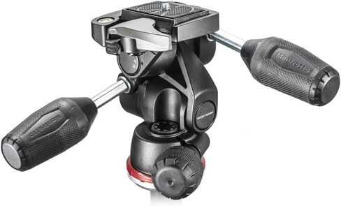 مجموعة حامل ثلاثي القوائم من الألومنيوم 190X من Manfrotto مع رأس ثلاثي الاتجاهات، أسود MK190X3-3W1 in Kuwait