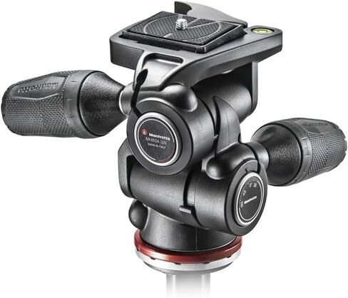 مجموعة حامل ثلاثي القوائم من الألومنيوم 190X من Manfrotto مع رأس ثلاثي الاتجاهات، أسود MK190X3-3W1 in Kuwait