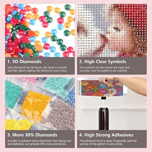 FHBUBPUP Dog Diamond Art Kits for Adults, 5D Diamond Painting Kits for Adults, DIY Round Full Drill Gem Art Painting and Crafts for Gift Home Wall Decor 12×12Inch in Saudi Arabia