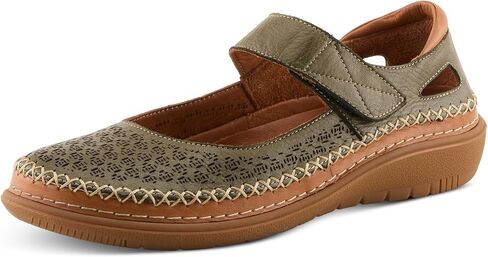 حذاء ماري جين ديمي للسيدات من Spring Step Janah مع جلد ناعم ومريح in Kuwait