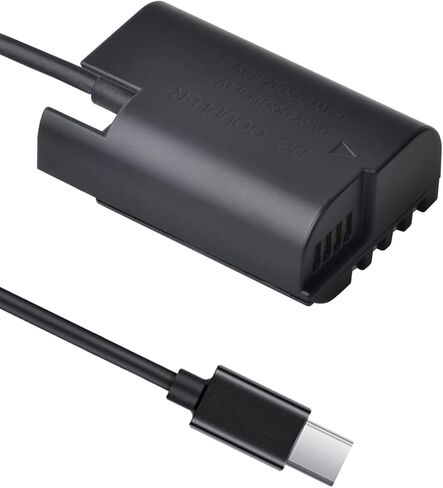 بطارية الدمية USB من النوع C DMW-BLK22 متوافقة مع باناسونيك لوميكس DC-S9 DC-G9II DC-S5 DC-S5II DC-S5IIX GH5II GH6 S5M2 S5M2X GH5M2 in Kuwait