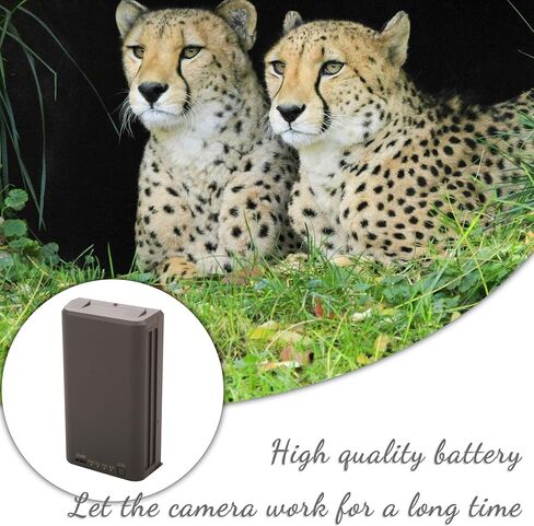 حزمة بطارية كاميرا ممتدة قابلة لإعادة الشحن متوافقة مع Steahlt Cam Trail Camera Flashback Deceptor MAX Fusion and Connect MAX LED Battery Meter Type-C شحن سريع 2 حزمة بطارية 6000 مللي أمبير EM11 in Kuwait
