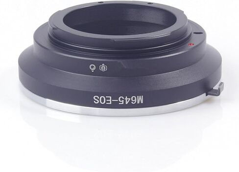 محول عدسة متين من الألومنيوم والنحاس لعدسة تثبيت Mamiya 645 M645 إلى EOS EF EF-S Mount Camer لكاميرات كانون in Kuwait