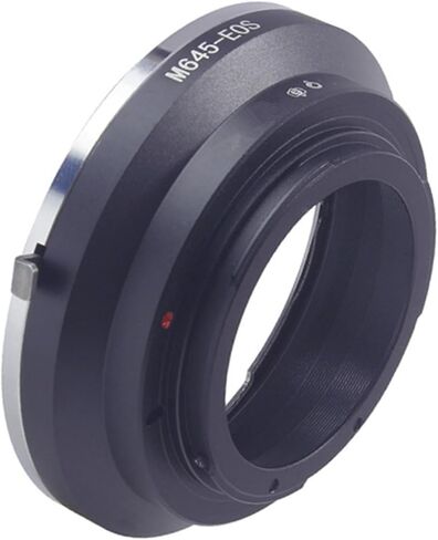 محول عدسة متين من الألومنيوم والنحاس لعدسة تثبيت Mamiya 645 M645 إلى EOS EF EF-S Mount Camer لكاميرات كانون in Kuwait