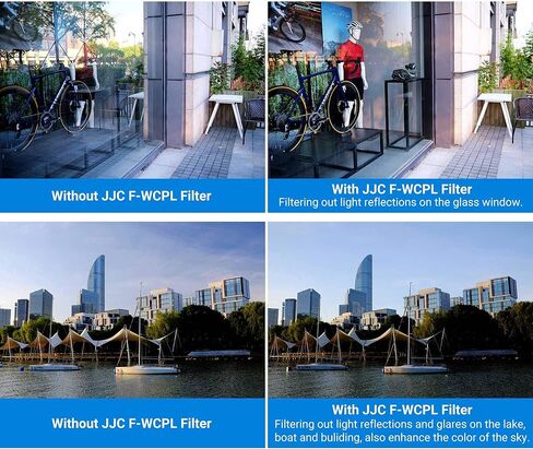 JJC Metal Lens Filter Adapter & 58mm Circular Polarizer CPL Filter for Canon PowerShot V1 Digital Camera in Kuwait