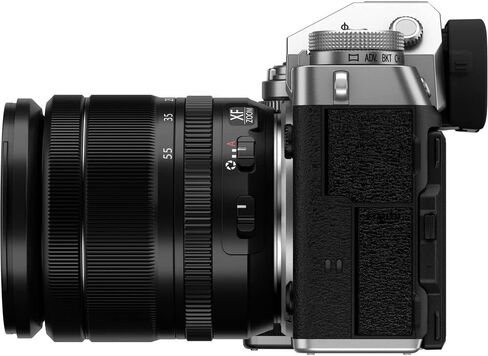 كاميرا PIxel Hub FUJIFILM Fuji X-T5 بدون مرآة مع عدسة 18-55 مم (فضي) - حزمة ملحقات مكونة من 7 قطع تشتمل على: بطاقة SD سعة 64 جيجابايت، وقارئ بطاقات، وحقيبة أدوات، ومنفاخ. طقم القماش والتنظيف in Kuwait