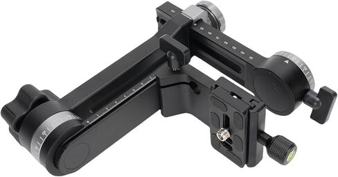 GOWENIC 3 Axis Camera Stabilizer Head, 360 Degree Horizontal Rotation with Plate and Fine Tuning Damping, for DSLR Camera and Panoramic Photography in Kuwait