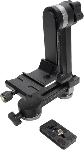 GOWENIC 3 Axis Camera Stabilizer Head, 360 Degree Horizontal Rotation with Plate and Fine Tuning Damping, for DSLR Camera and Panoramic Photography in Kuwait