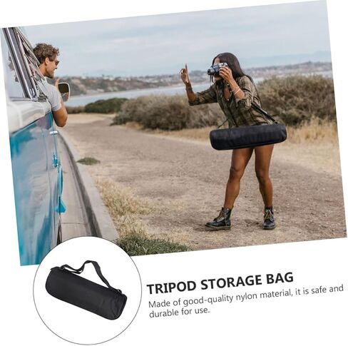 HOMSFOU Tripod Storage Bag and Light Stand Pouch 40cm Portable Carrying Case with Handle for Outdoor Photography Black in Kuwait