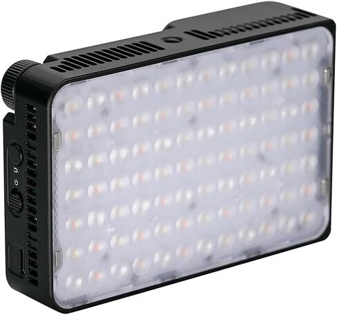 أماران Ace 25c RGBWW مصباح LED مدمج بالألوان الكاملة مع حامل Ace Lock سريع التحرير، وتصميم بصري، وبطارية طويلة الأمد (فحمي) in Kuwait