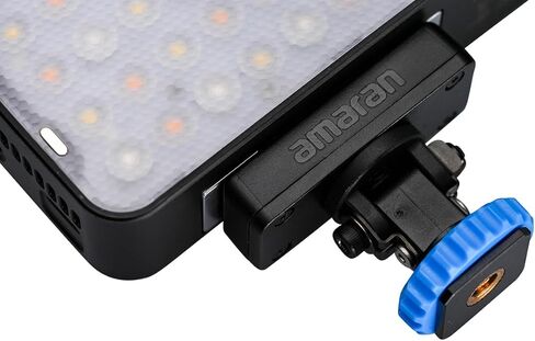 أماران Ace 25c RGBWW مصباح LED مدمج بالألوان الكاملة مع حامل Ace Lock سريع التحرير، وتصميم بصري، وبطارية طويلة الأمد (فحمي) in Kuwait
