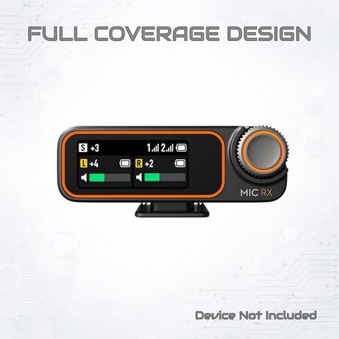 واقيات شاشة Pixora Kanso Clear (3-Pack) - عالية الوضوح - لجهاز استقبال DJI Mic 2 (DMR02) in Kuwait
