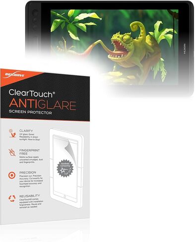 واقي شاشة BoxWave متوافق مع Huion KAMVAS Pro 12 GT-116 - ClearTouch مضاد للتوهج (عبوتان)، غلاف غشاء غير لامع مضاد لبصمات الأصابع in Saudi Arabia