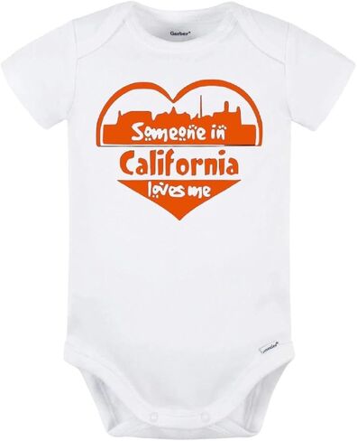 California Baby Onesie - Someone in California Loves Me in Kuwait