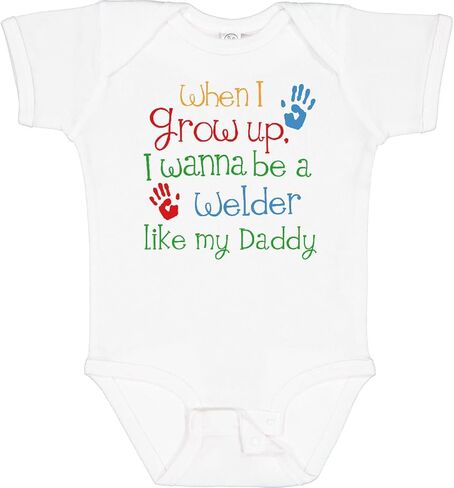 inktastic Welder Like Daddy Baby Bodysuit in Saudi Arabia