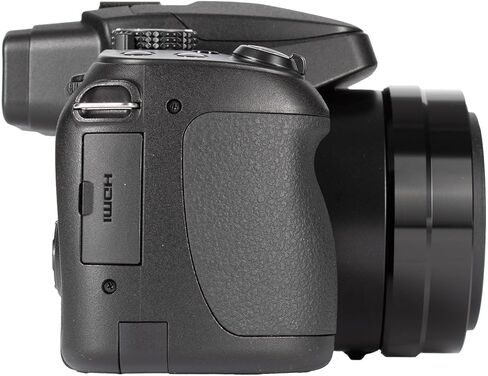 Panasonic Lumix FZ85D / FZ80D Digital Camera 18.1MP MOS Sensor 60x Optical Zoom 20-1200mm Equivalent 4K30 Video Bundle with 64GB Memory Card + Flexible Tripod + Bag + LED Light + More (13 Items) in Kuwait