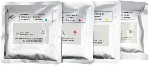 CMYK Developer 240g Compatible with IR Advance C5030 C5035 C5045 C5051 C5235 C5240 C5250 C5255 Iron Powder in Kuwait