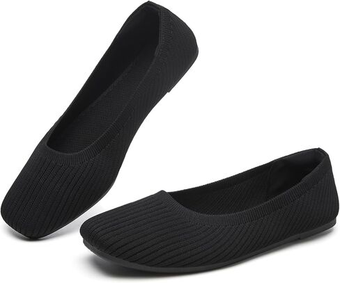 Iarus Women's Flats Shoes Square Toe Casual Ballet Flats Business Dress Shoes Comfortable Slip on Shoes for Dressy Office Work Teacher in Saudi Arabia