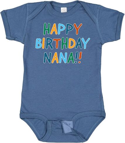 inktastic Happy Birthday Nana Baby Bodysuit in Saudi Arabia