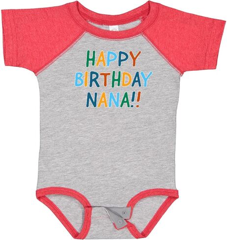 inktastic Happy Birthday Nana Baby Bodysuit in Saudi Arabia