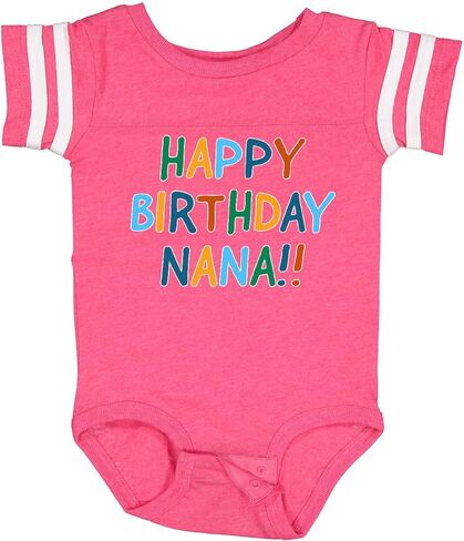 inktastic Happy Birthday Nana Baby Bodysuit in Saudi Arabia