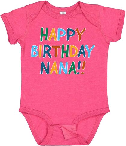 inktastic Happy Birthday Nana Baby Bodysuit in Saudi Arabia