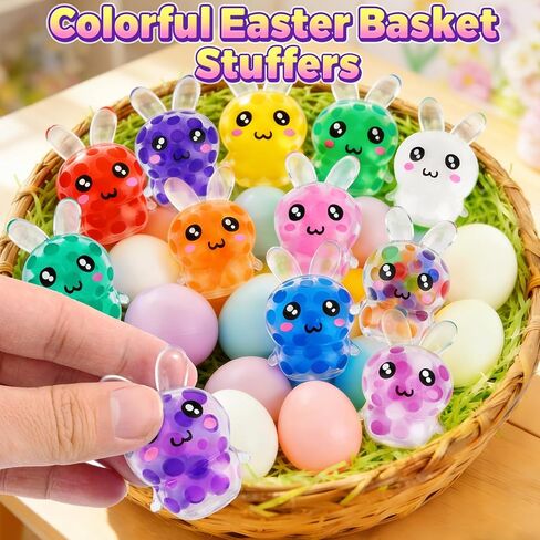 Easter Basket Stuffers for Teens & Adults – Colorful Easter Egg Stuffers, 12-Pack Easter Egg Fillers Bulk, Fun 1.9 Inch Egg Stuffers for Easter Baskets, Egg Hunts & Party Favor Bags in Saudi Arabia