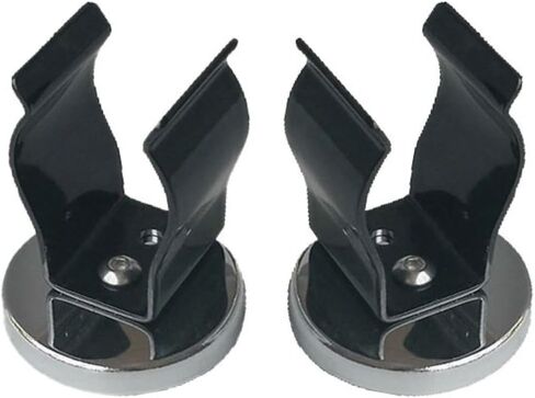 Neodymium Magnetic Hooks, 2 Pack, Heavy Duty Industrial Grade Magnet with 80-lb. Hold for Garage Tools, Utility Storage, and Home Organization, Steel Clip with Round Base in Saudi Arabia