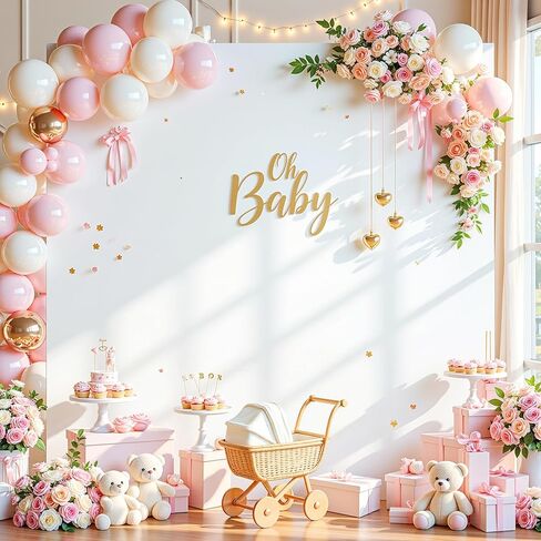 غطاء خلفية قوس مربع من Besutolife، أغطية قوس من الألياف اللدنة مقاس 8 × 8 أقدام، غطاء حامل قوس بالون قابل للتمدد لحفلات الزفاف، وحفلات أعياد الميلاد، وحفلات استقبال المولود الجديد، وكشك الصور، وحفل التخرج، باللون الأبيض in Kuwait