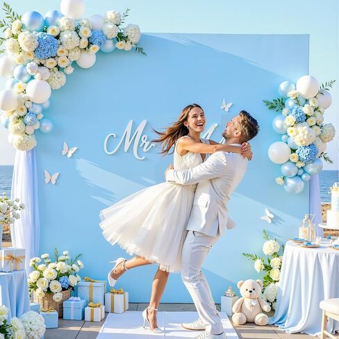 غطاء خلفية قوس مربع من Besutolife، أغطية قوس من الألياف اللدنة مقاس 8 × 8 أقدام، غطاء حامل قوس بالون قابل للتمدد لحفلات الزفاف، وحفلات أعياد الميلاد، وحفلات استقبال المولود الجديد، وكشك الصور، وحفل التخرج، باللون الأبيض in Kuwait